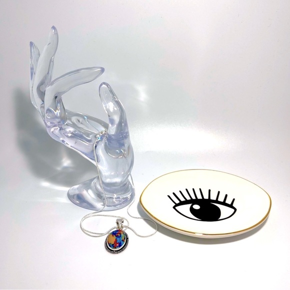 🌈 Lovely mosaic jasper necklace - Picture 3 of 8